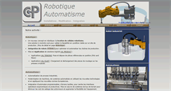 Desktop Screenshot of cp-automatisme-robotique.com