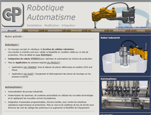 Tablet Screenshot of cp-automatisme-robotique.com